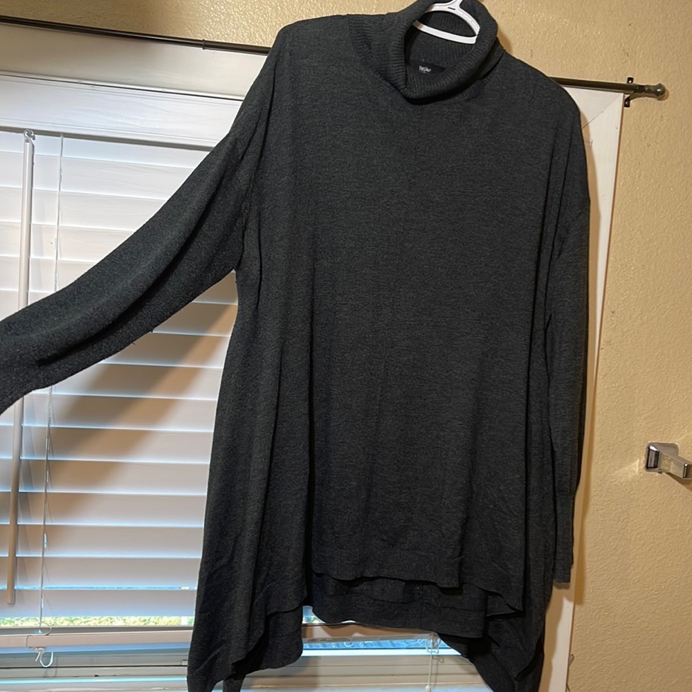 black turtle neck